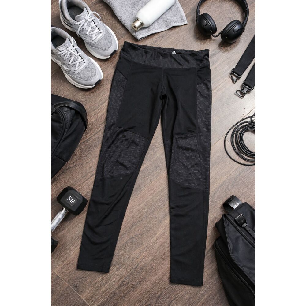 Adidas Women's Lightweight Leggings Black Size Large (213)
